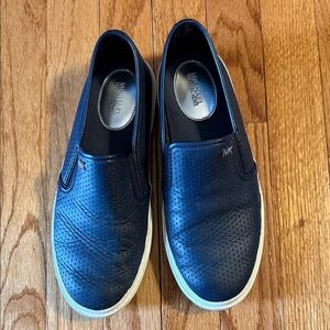 Michael Kors womens navy Slip-On Shoes 7.5M